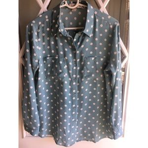 Ann Taylor Loft Long Sleeved Blouse